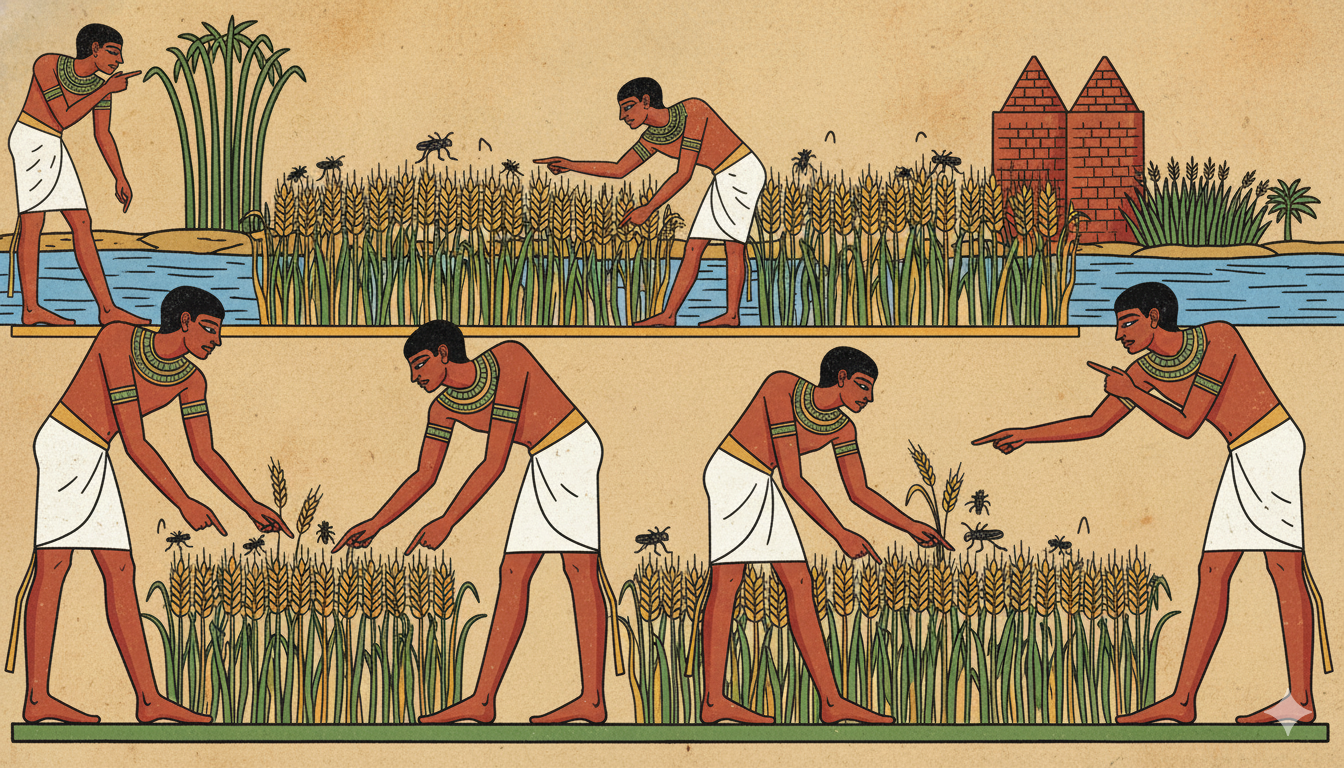 perlindungan tanaman Mesir kuno