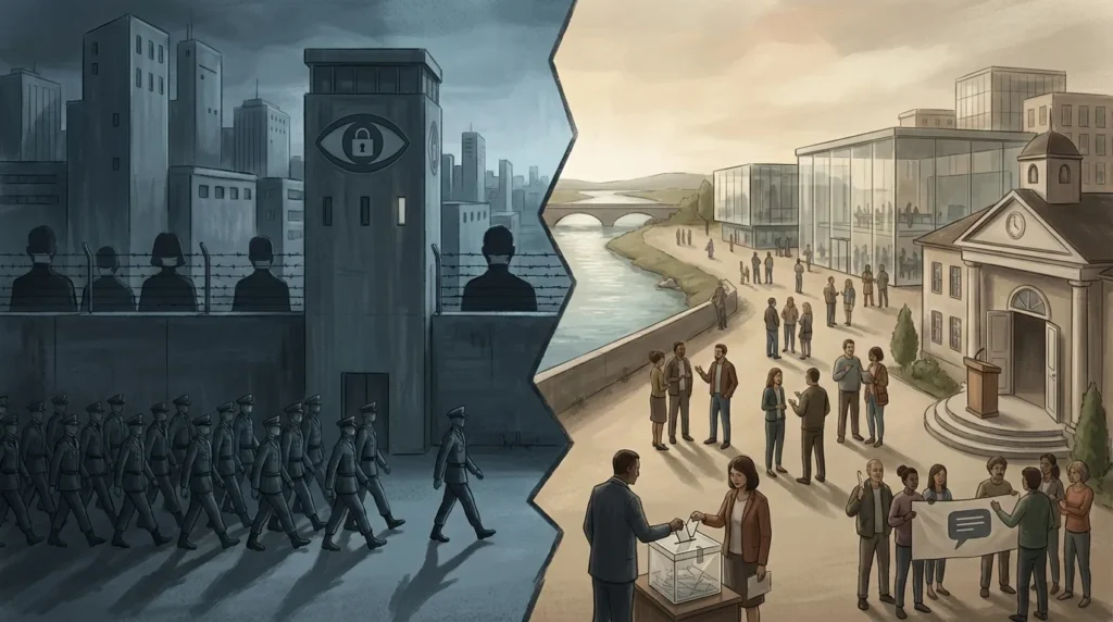 Otoritarianisme vs Demokrasi