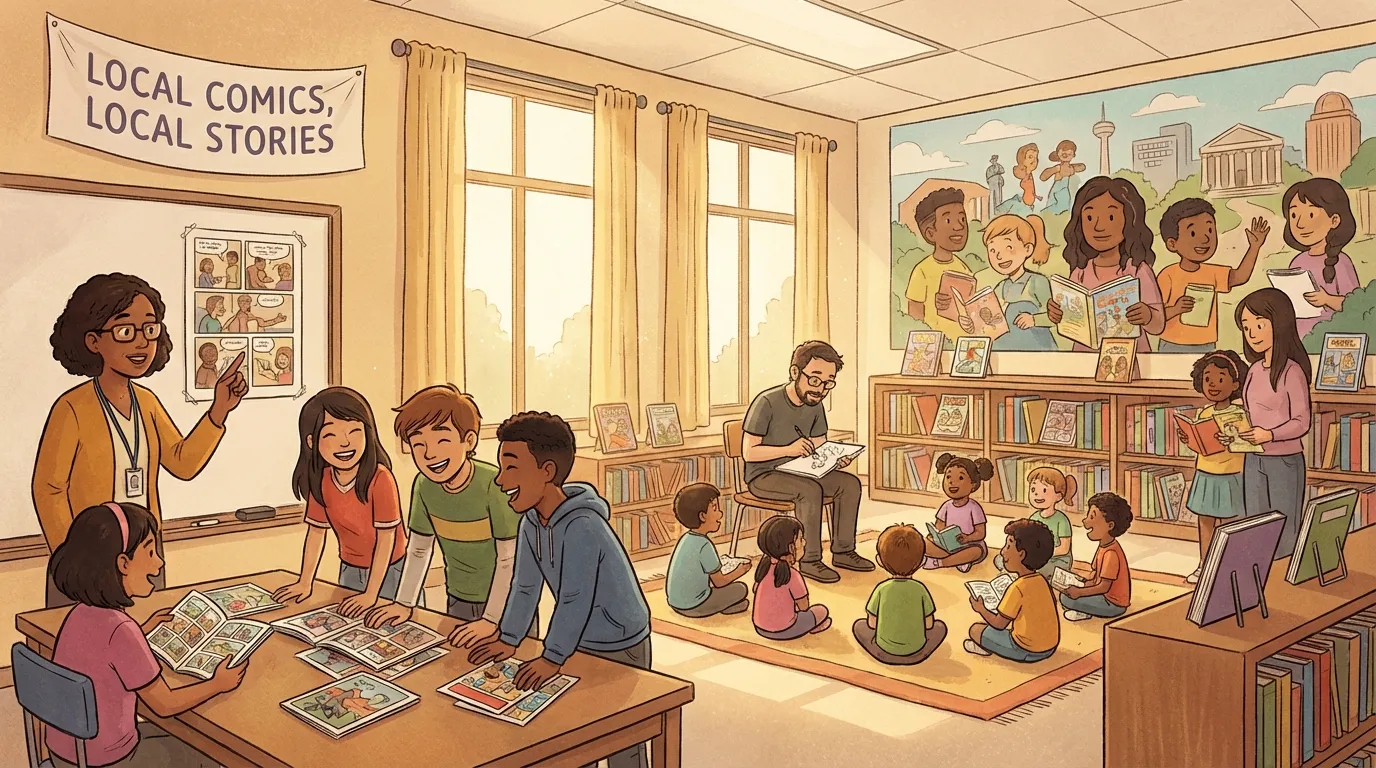 Peran penerbitan komik lokal dalam edukasi literasi