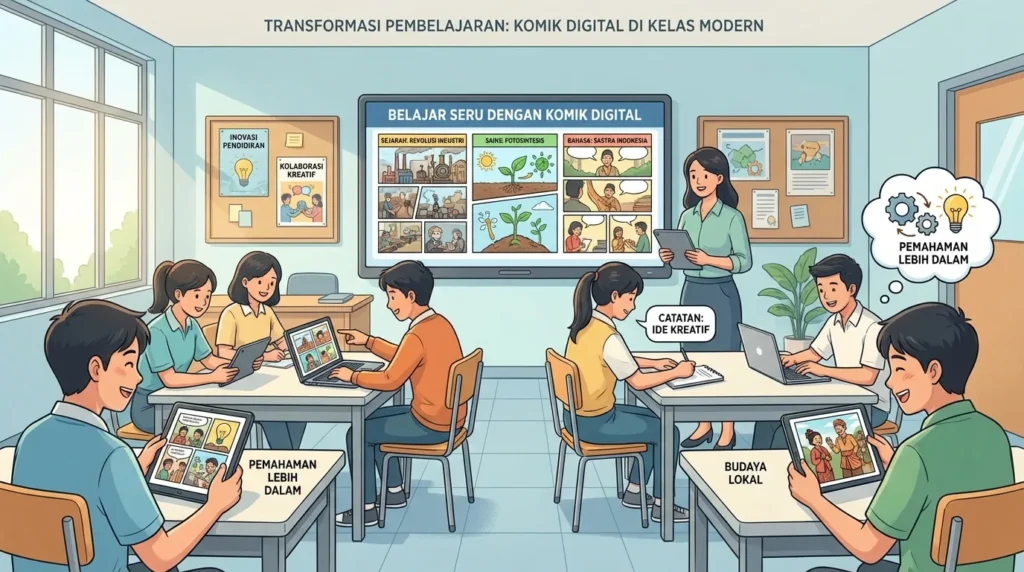 Penggunaan Komik Digital dalam Kelas Modern: Transformasi Pembelajaran