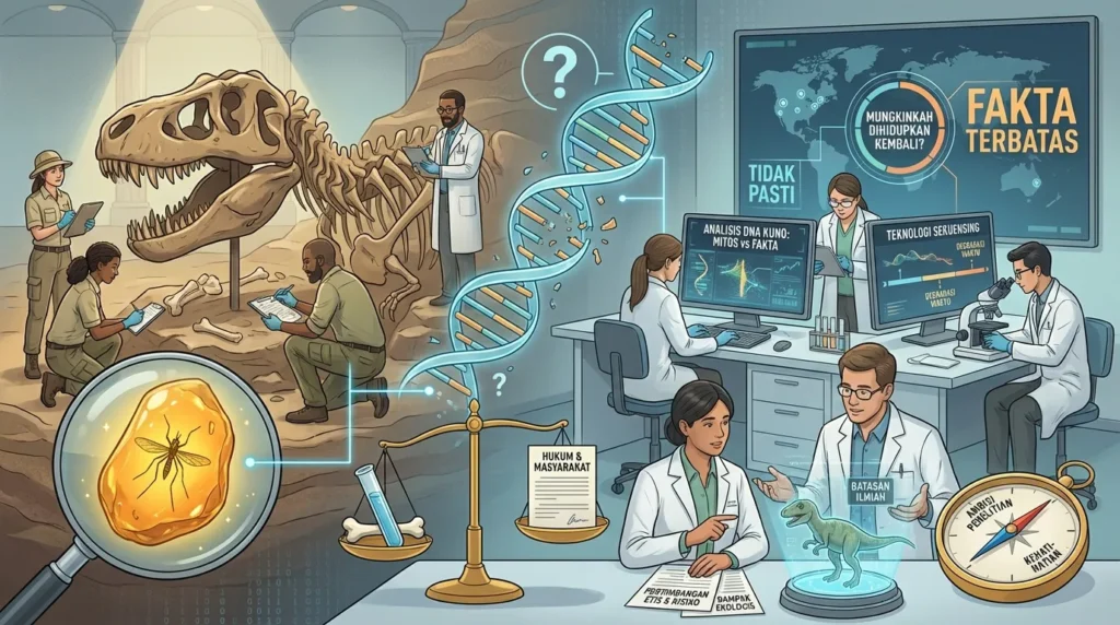 Pencarian DNA dinosaurus: mitos atau kemungkinan nyata