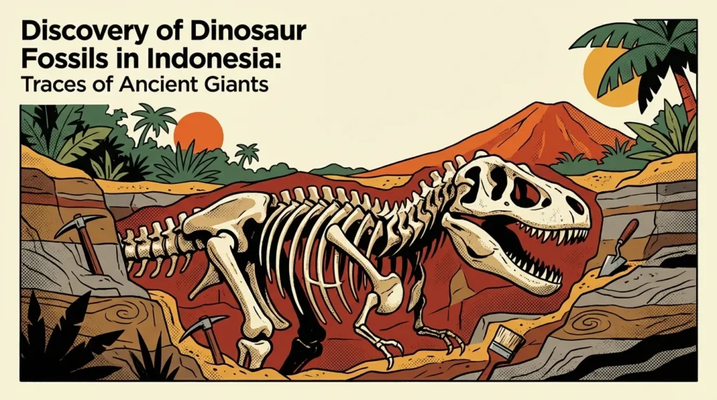 Penemuan fosil dinosaurus di Indonesia