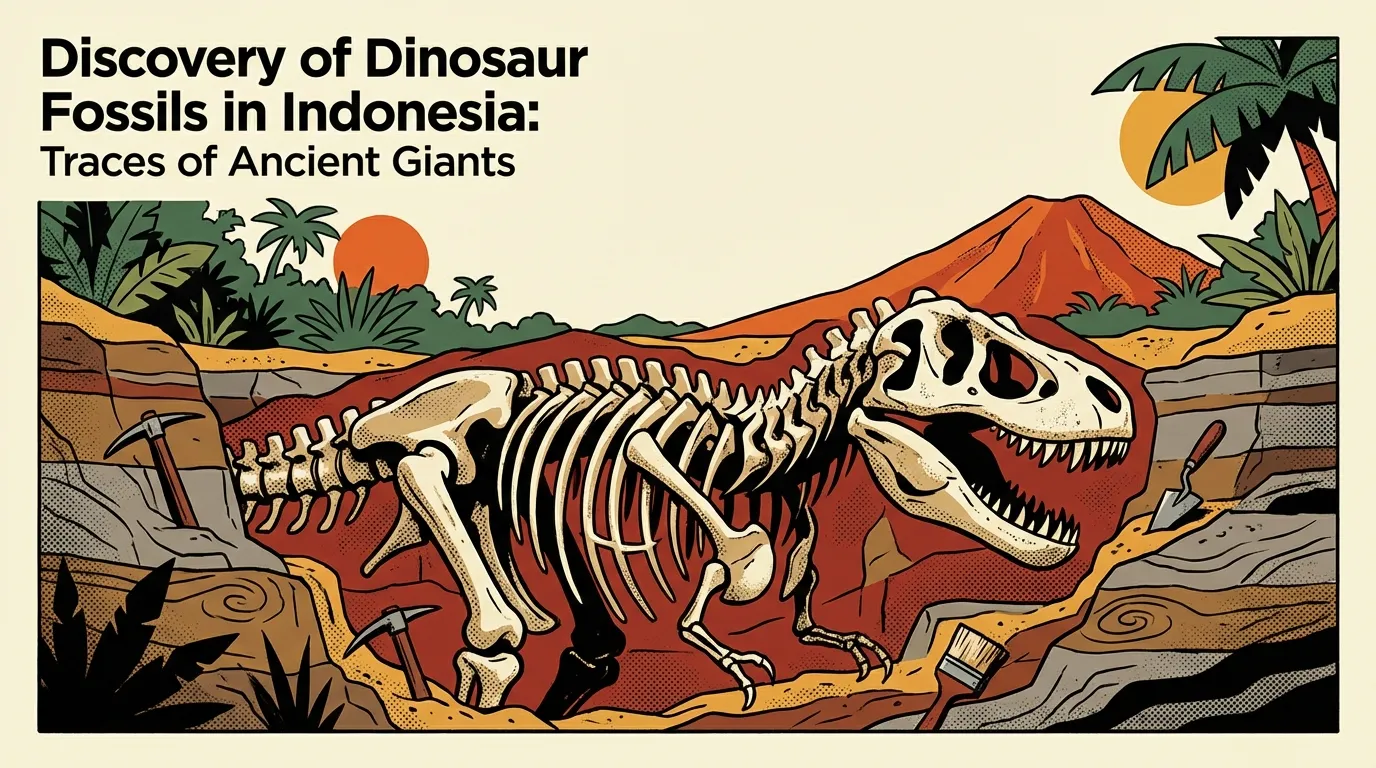 Penemuan fosil dinosaurus di Indonesia
