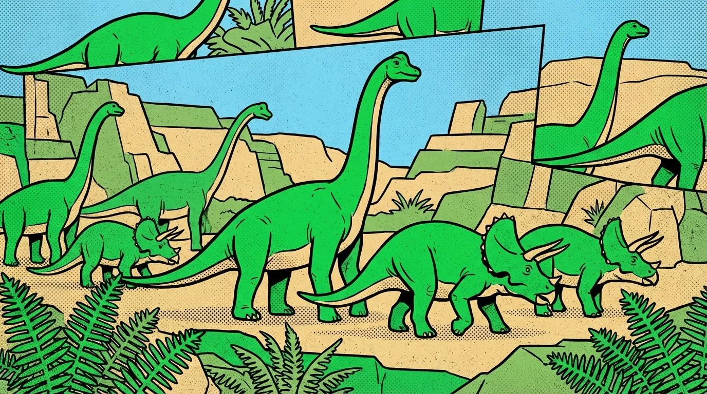 Karakteristik dinosaurus herbivora yang hidup dalam kelompok