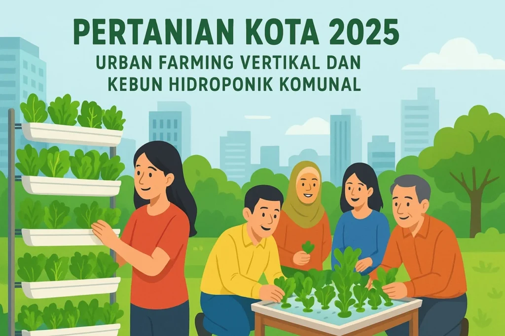 Penerapan Pertanian Vertikal di Daerah Urban