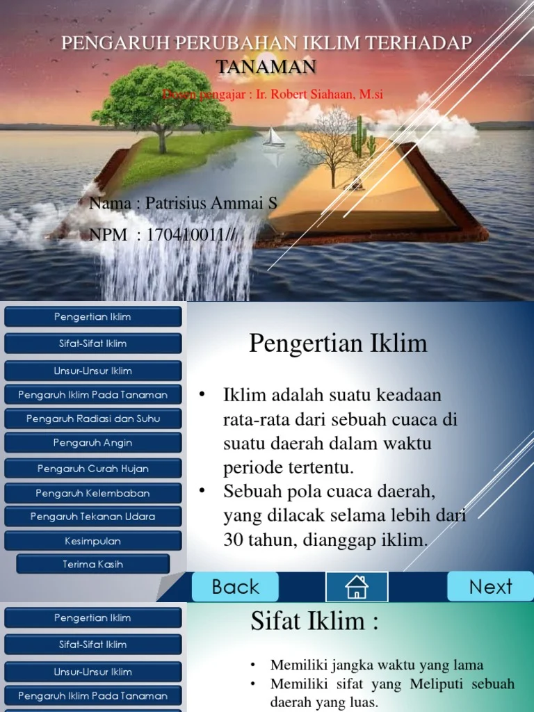 Pengaruh Perubahan Iklim terhadap Kualitas Buah